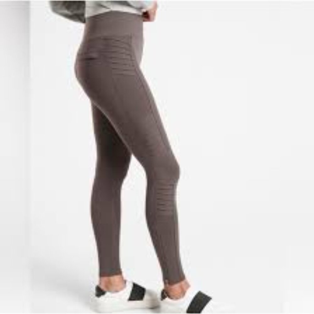 Athleta Gleam Moto Tight Legging